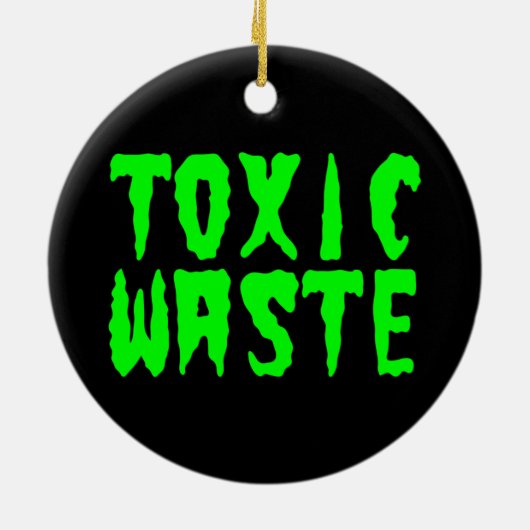 TOXISCH AFVAL KERAMISCH ORNAMENT (Achterkant)