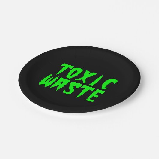 TOXISCH AFVAL PAPIEREN BORDJE (Gekanteld)