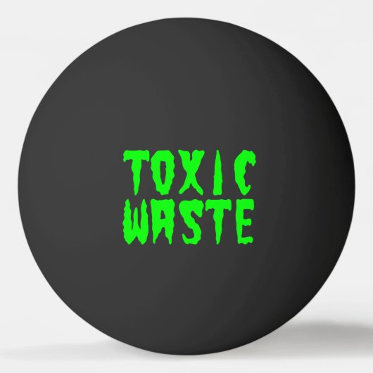 TOXISCH AFVAL PINGPONGBAL (Voorkant)