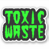 TOXISCH AFVAL STICKER (Voorkant)