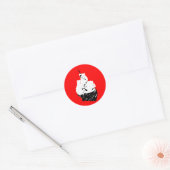 toxisch hart ronde sticker (Envelop)