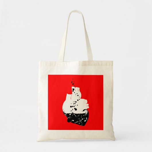 toxisch hart tote bag (Voorkant)