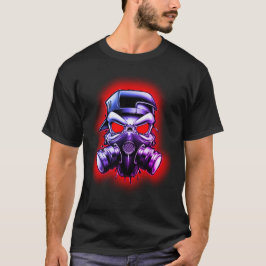 Toxisch/radioactief masker t-shirt