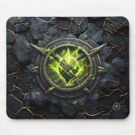 Toxisch Rune Gamer Embleem Muismat