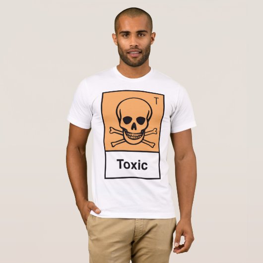 Toxisch symbool t-shirt (Voorkant volledig)