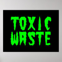 TOXISCHE AFVALSTOFFEN POSTER