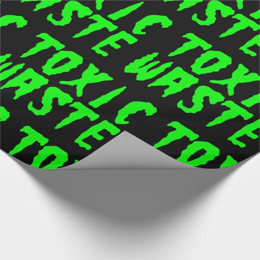 TOXISCHE AFVALSTOFWRAPPINGSPAPIER CADEAUPAPIER (Hoek)