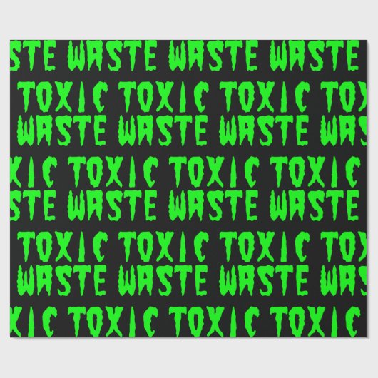 TOXISCHE AFVALSTOFWRAPPINGSPAPIER CADEAUPAPIER (Vlak)