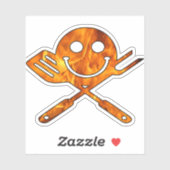 Toxische BBQ Jolly Roger Sticker (Vel)