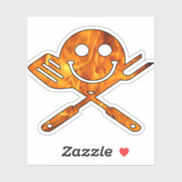 Toxische BBQ Jolly Roger Sticker