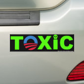 Toxische Bumpersticker (Op auto)