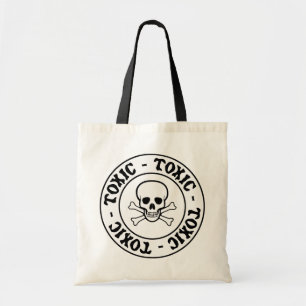 Toxische Canvas tas van de schedel