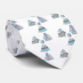 Toxische Cyberpunk Hacker Stropdas (Opgerold)