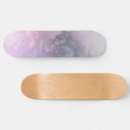 Toxische grafische kaart voor gas (roze crèmeblauw persoonlijk skateboard (Horizontaal)