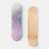 Toxische grafische kaart voor gas (roze crèmeblauw persoonlijk skateboard (Voorkant)