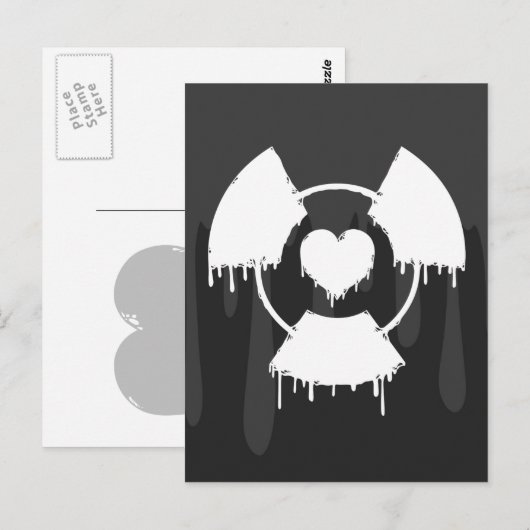 _toxische liefde briefkaart (Voorkant / Achterkant)