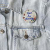 toxische masculiniteit afwijzen ronde button 5,7 cm (In situ)