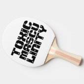 TOXISCHE MASCULINITEIT PINGT PONGPADDLES TAFELTENNISBATJE (Zijkant)