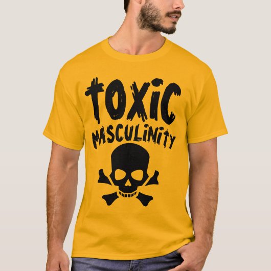 TOXISCHE MASCULINTY Funny Mannen T-Shirts (Voorkant)
