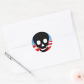 Toxische Obama-Stickers Ronde Sticker (Envelop)