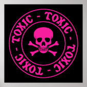 Toxische roze Poster (Voorkant)