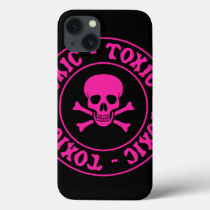 Toxische roze schedel Case-Mate iPhone case