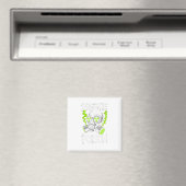 Toxische Schedel Drifter Sticker  Magneet (Insitu (Vaatwasser))