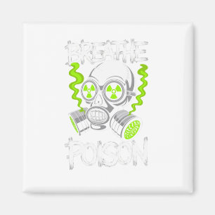 Toxische Schedel Drifter Sticker  Magneet