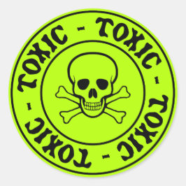 Toxische schedel en dwarsbeenderen Sticker