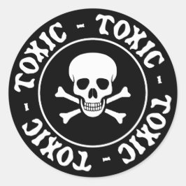Toxische schedel en dwarsbeenderen Sticker
