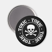 Toxische schedel en dwarsbeenmagneet magneet (Voorkant / Achterkant)
