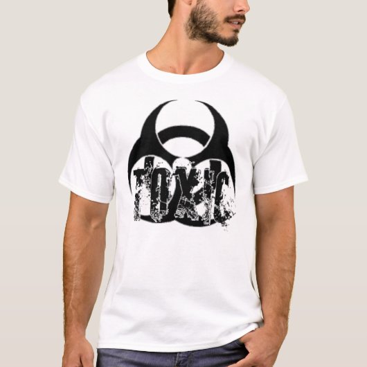 toxische schedel t-shirt (Voorkant)
