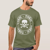 Toxische schedel T-shirt (Voorkant)