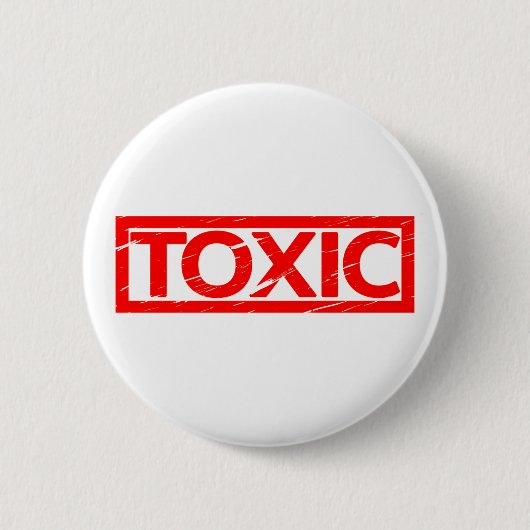 Toxische stempel ronde button 5,7 cm (Voorkant)