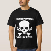 Toxische tweeling, wereldrondleiding t-shirt (Voorkant)