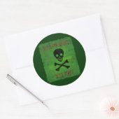 Toxische waarschuwing Sticker (Envelop)
