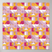 Toy Blocks small - red Poster (Voorkant)
