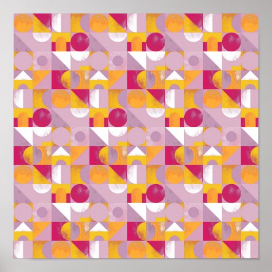 Toy Blocks small - red Poster (Voorkant)