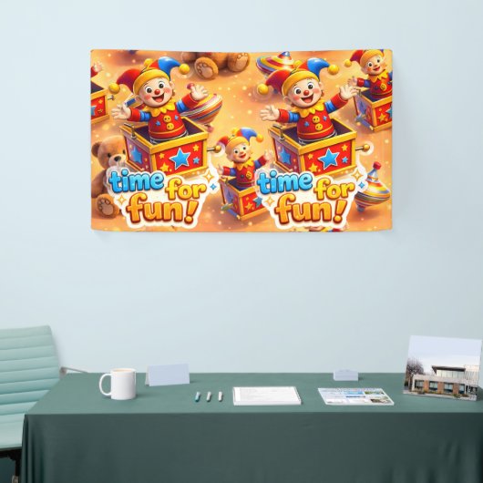 Toy box spandoek (Beurs)