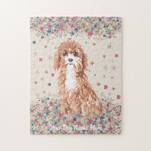 Toy Cavoodle Pup Legpuzzel (Verticaal)