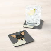 Toy Fox Terrier Bier Onderzetter (Rechterzijde)