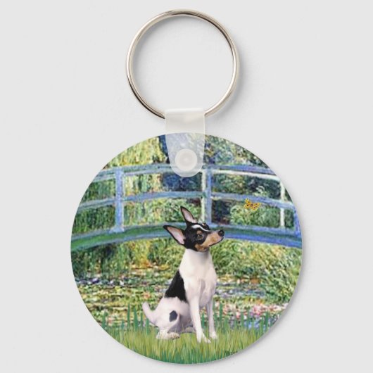 Toy Fox Terrier - Brug Sleutelhanger (Voorkant)