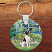 Toy Fox Terrier - Brug Sleutelhanger (Voorkant)