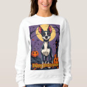 Toy Fox Terrier Happy Howloween Trui (Voorkant)