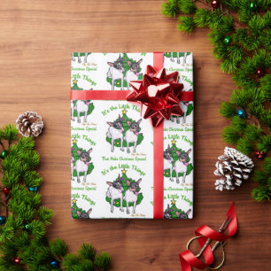 Toy Fox Terrier Kerstmis Cadeaupapier
