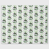 Toy Fox Terrier Kerstmis Cadeaupapier (Vlak)