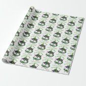 Toy Fox Terrier Kerstmis Cadeaupapier (Uitgerold)