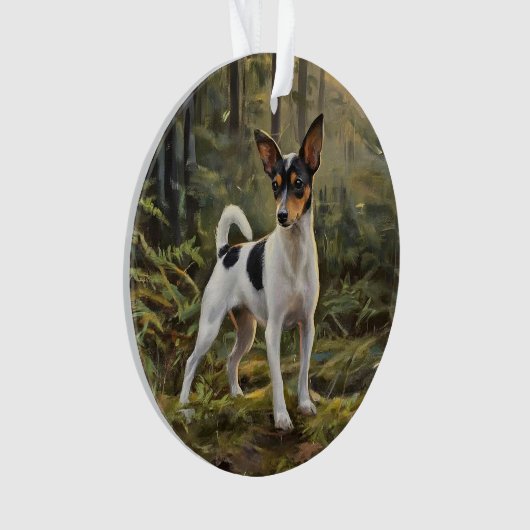 Toy Fox Terrier Ornament (voorkant)