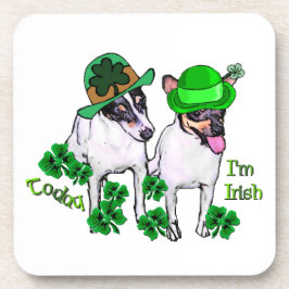 Toy Fox Terrier St Pattys Drankjes Onderzetter