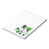 Toy Fox Terrier St Pattys Notitieblok (Linkerzijde)